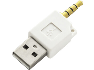 Ladeadapter Adapter für iPod Shuffle USB Laden Aufladen Synchronisieren Daten 