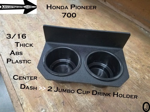 Honda Pioneer 700 Center Dash Cup Holder ABS Plastic 2 Jumbo Drink Holder - Bild 2 von 7