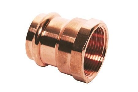 MUELLER PF01231 STREAMLINE PRS COBRE PRENSA HEMBRA ADAPTADOR REDUCTOR 1/2 X 1/2 - Imagen 1 de 1