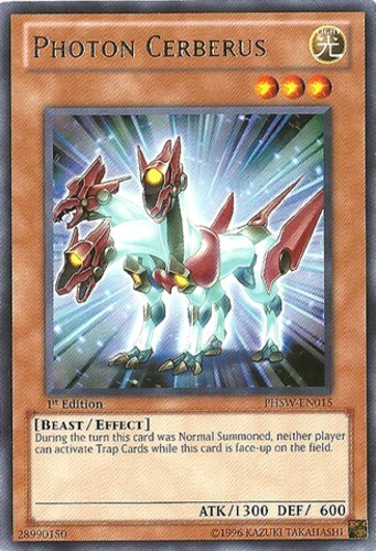 Photon Cerberus - PHSW-EN015 - Rare - 1st Edition x3 - Moderately Played - Picture 1 of 1