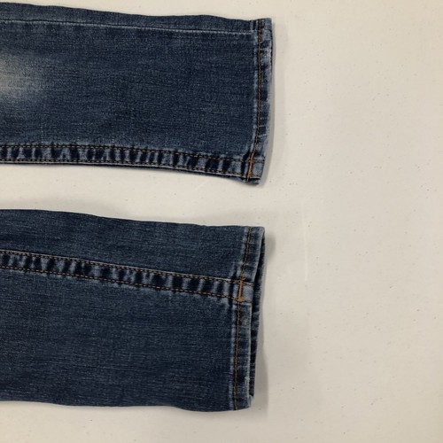True Religion Slim Jeans Distressed Girls Youth Size 8 Adjustable Waist - Picture 10 of 12