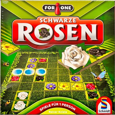 For One Black Roses Schmidt games family game solitaire game laying game 49431