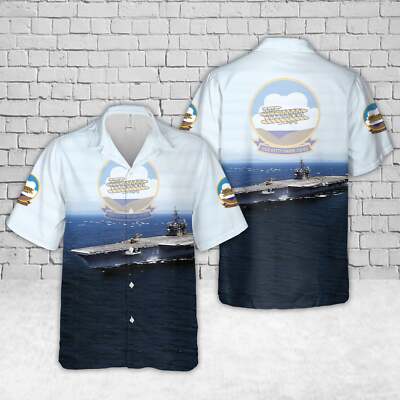 US Navy USS Kitty Hawk CV 63 Hawaiian Shirt