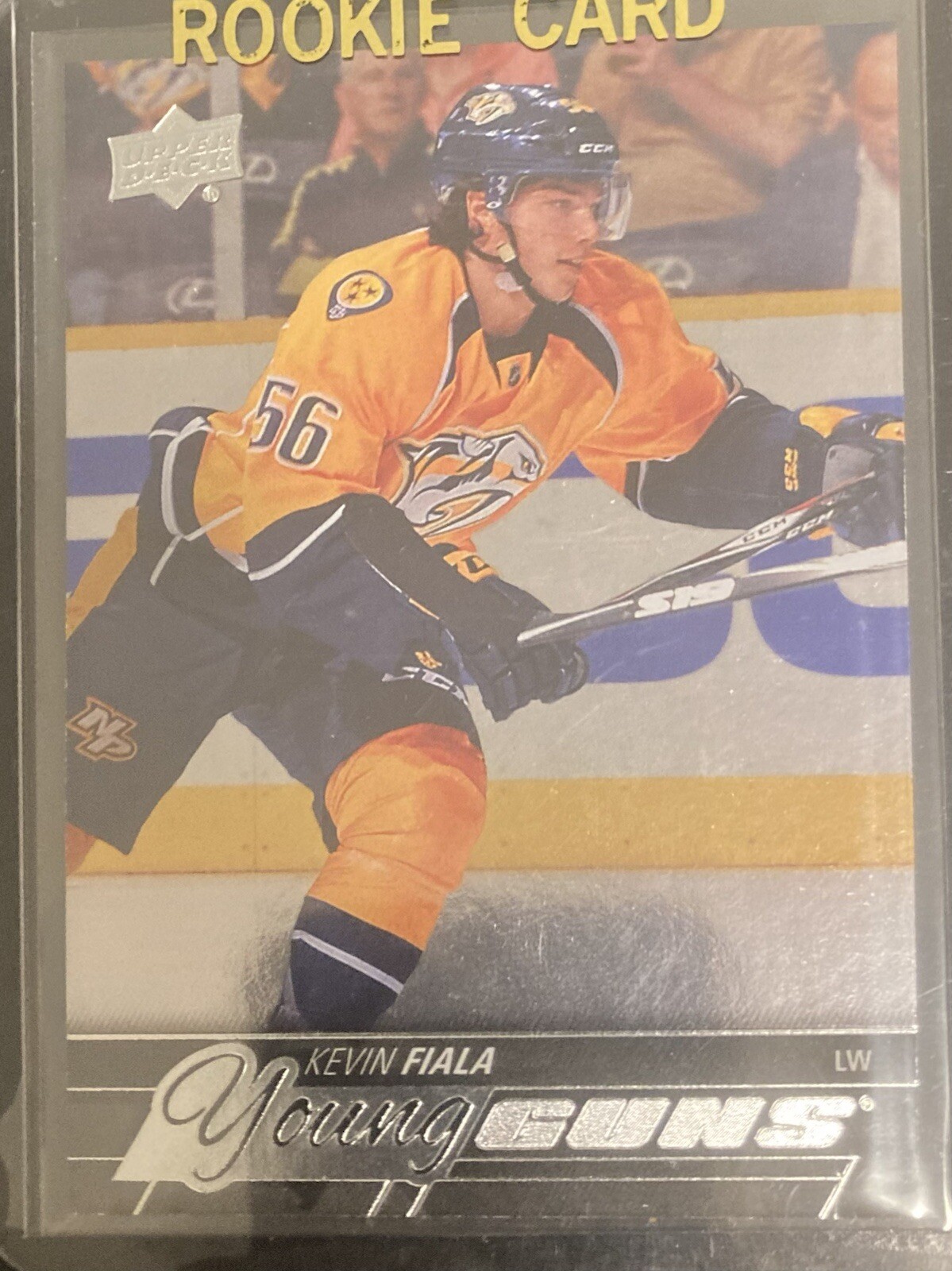 2015-16 Upper Deck Young Guns Silver Foil Kevin Fiala #208 Rookie RC Kings