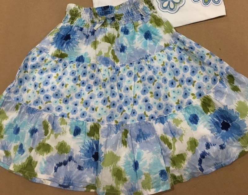 GYMBOREE Size 3 3t MALIBU COWGIRL FLORAL SKIRT horse dress dressy New 36.95