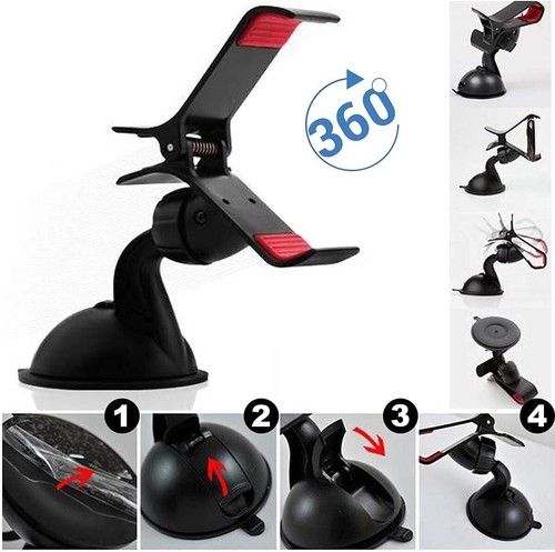 Car Windshield Mount Cradle Holder Stand GPS for Cell Phone Universal - Picture 8 of 13