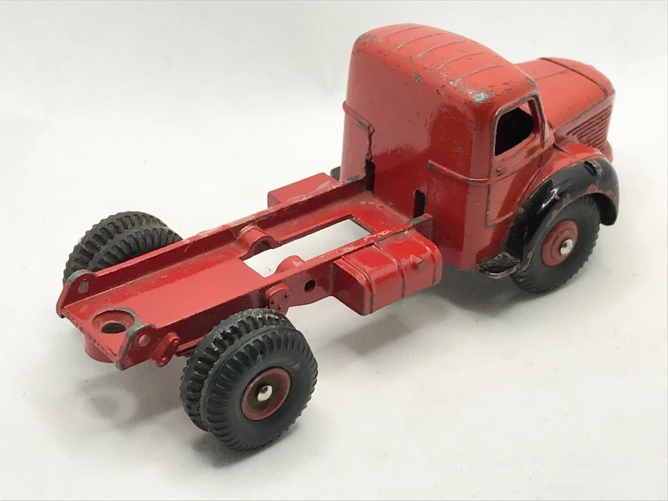 RARE VINTAGE DINKY FRANCE # 34B /581 BERLIET FLAT TRUCK CAB DIECAST LORRY 1955 — 第 3/4 张图片
