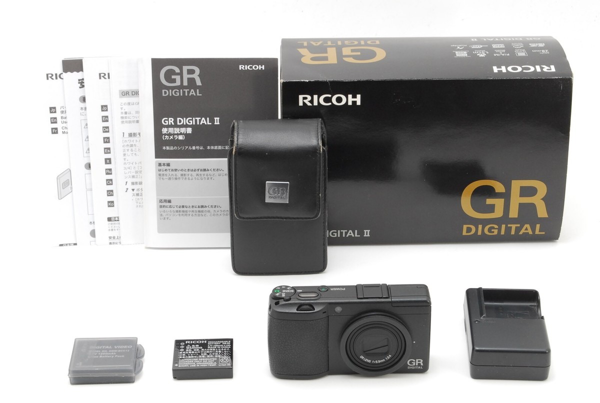SH:215!! 【 MINT w/Box 】 RICOH GR DIGITAL II 10.1MP Digital