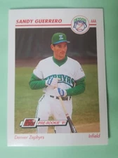 1991 Line Drive AAA #139 Sandy Guerrero - Denver Zephyrs