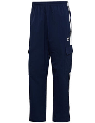 adidas Herren Originals Cargo Hose Street Trainingshose Relaxed Gr.S dunkelblau