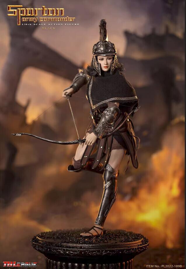 TBリーグ 1/6スパルタン アーミー コマンダー PL2022-189B TBLeague PL2022-189B Spartan Army Commander 1/6 Figure Black Model