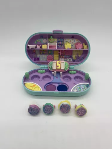 Polly Pocket 1992 Bluebird Babysitting Stamper Nursery School Stampin No Figures
