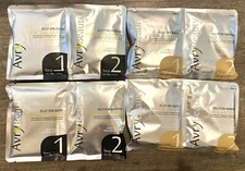 Avry Beauty Jelly Spa Bath 4 Set (Pack1/Pack2) x2 Milk & Honey/x2 Charcoal Detox