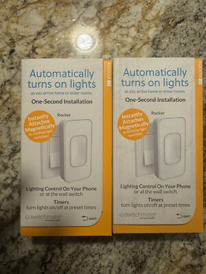 Smart Light Switch | Switchmate RSM001Wrc Snap-On  Rocker Switch. 2 Pack