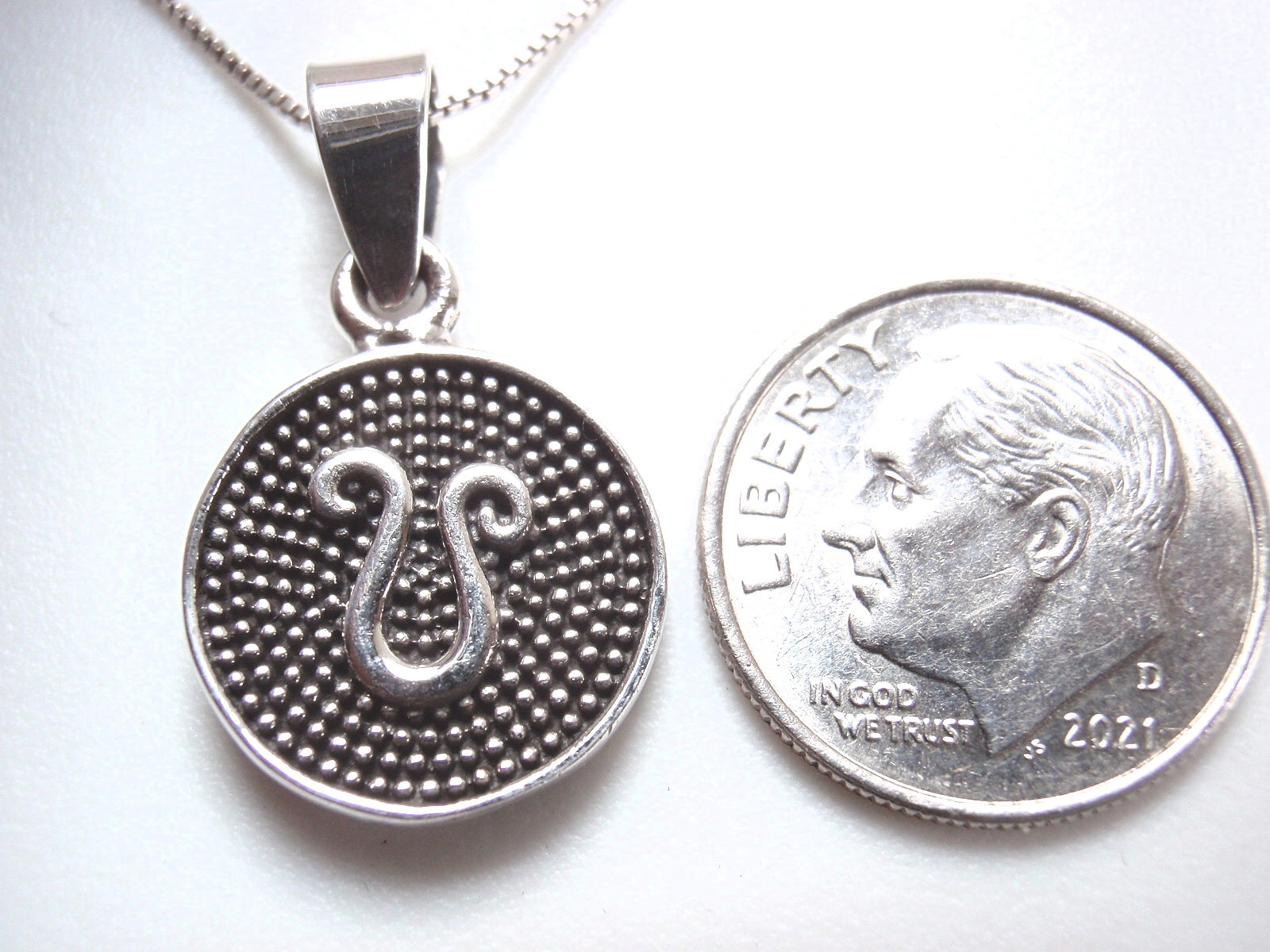 Leo Zodiac Sign 925 Sterling Silver Reversible Pendant Astrology | eBay