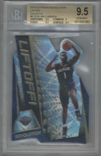 Zion Williamson [Galactic] #6 2019 Panini Revolution Liftoff card