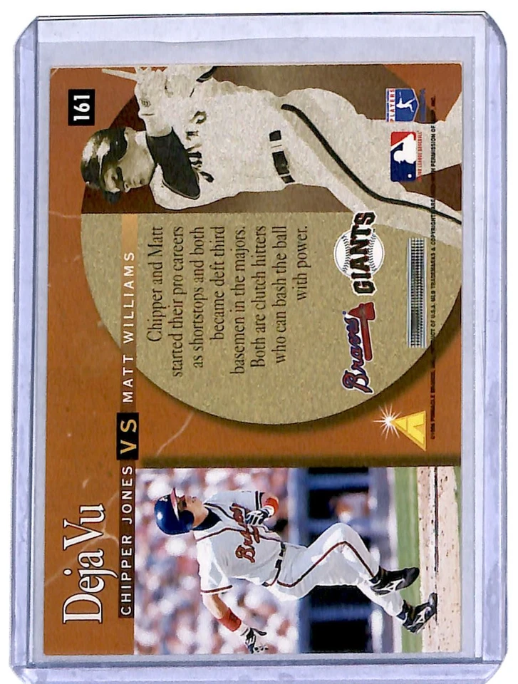 1996 Summit Deja Vu Chipper Jones/Matt Williams Atlanta Braves/San Francisco - Image 2 of 2