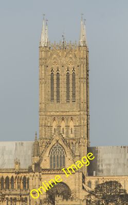 Photo 6x4 Central tower of Lincoln Cathedral There was originally a spire c2014