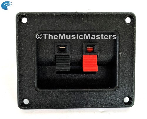 2X Square 2 1/2 x 3 Speaker Push Terminal Cup Car Home Audio Speaker Box Cabinet - Picture 7 of 7
