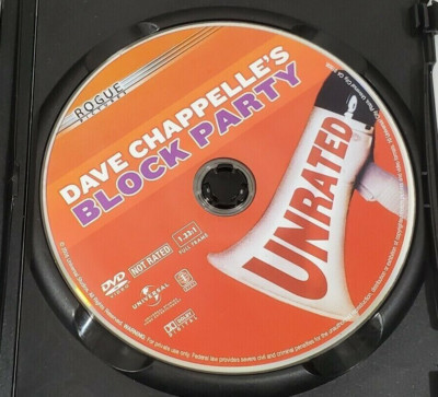 Dave Chappelles Block Party Unrated DVD Disc Only 2006 Kanye West Mos Def Common