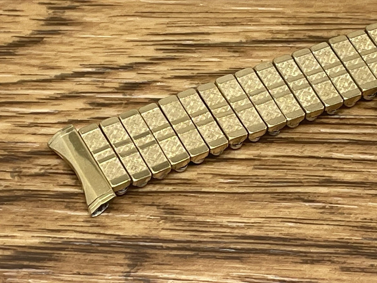 Gold stretch watch best sale band