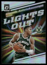 2023-24 Donruss Optic #8 Giannis Antetokounmpo Lights Out Holo