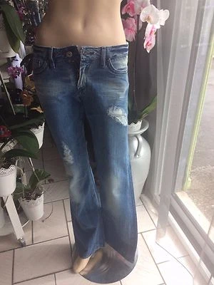 Jean le temps des cerises bootcut authentique taille 27 neuf - Photo 1/4