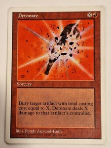 Detonate (218) Fifth Edition MTG