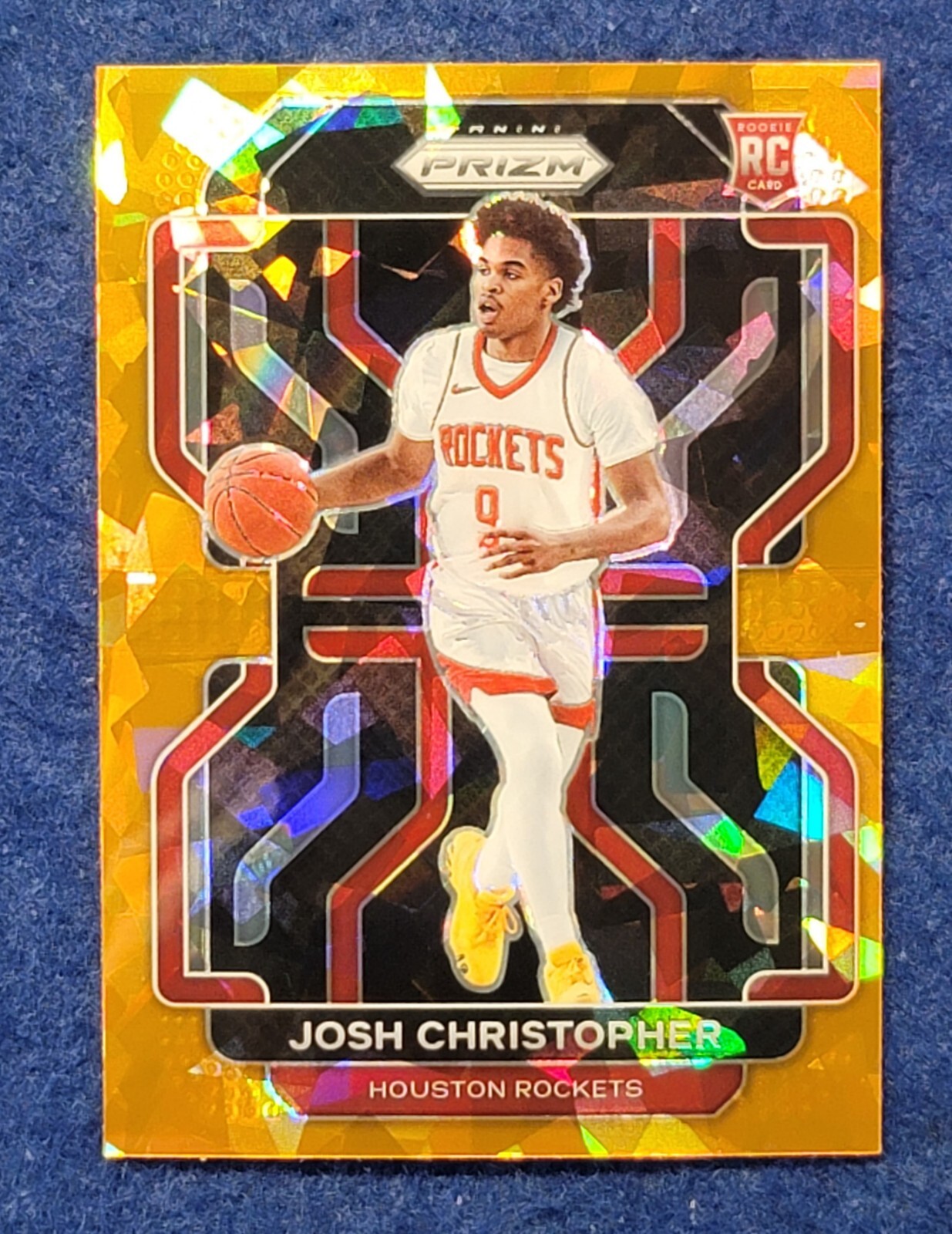 2021-22  PANINI PRIZM BASKETBALL JOSH CHRISTOPHER ORANGE ICE ROOKIE PRIZM #324