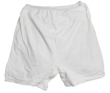 VTG Carousel Pettipants Long Leg Granny Panty High Waist Bloomers White Size 8