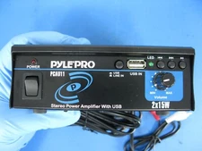 NEW PYLE PRO PCAU11 STEREO POWER AMPLIFIER W/ USB 2 X 15W