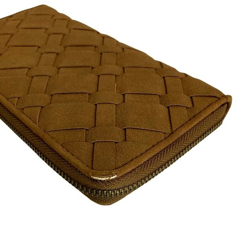 Universal Thread Goods Co. Zip Closure Wallet Clutch Marrón - Imagen 5 de 10