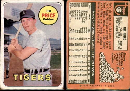 1969 Topps Baseball - Lower Grade Vintage - 15 Card Lot - Picture 15 of 15