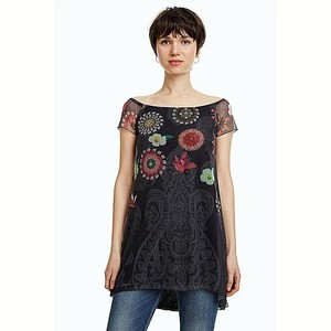 shirt Corta T Maglia Manica 19swtk81 Maglietta Donna Desigual Betsy Blusa Ts 5RA34qjL
