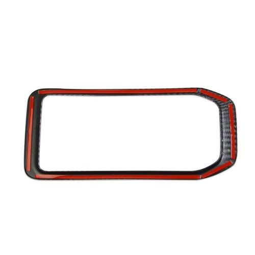 Carbon Fiber Style Center Console Organizer Armrest Cover Tirm For GMC Yukon XL - Picture 6 of 6
