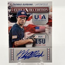 2014 Panini Elite Extra Edition Thomas Burbank Autograph /199 Team USA