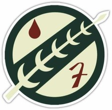 Star Wars Mandalorian Logo Self-adhesive Vinyl Decal/Sticker Boba Fett