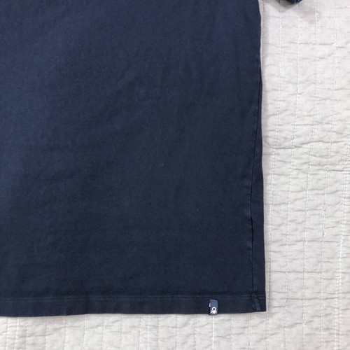 United Colors of Benetton Shirt Men Large Blue Tough Minded Embroidered Graphic - Picture 14 of 24