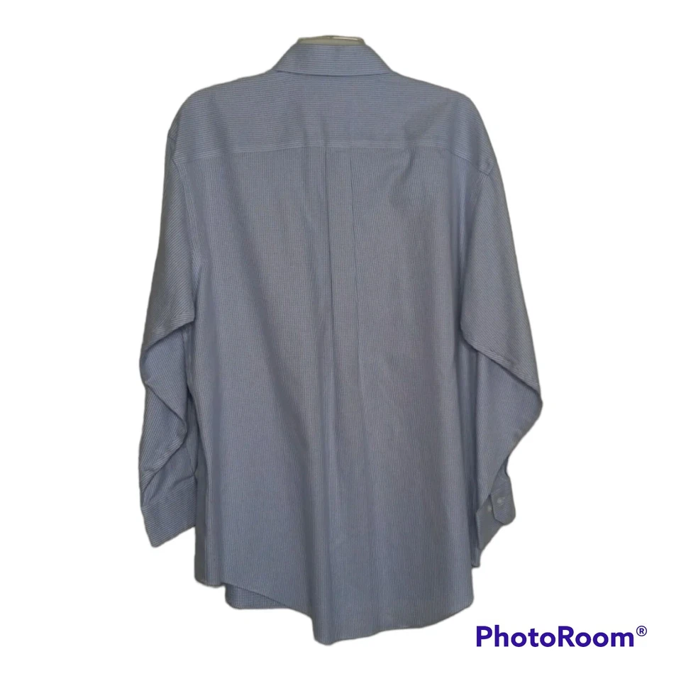 Camisa Roberto Villini Para Hombre 17 32-33 Sin Planchar Aguja Única Negocios Dadcore Foto 2 de 4