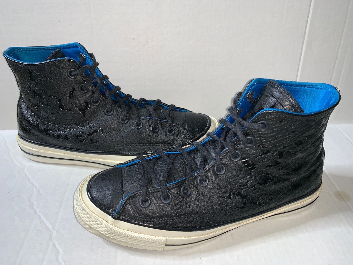 Preowned- EXCLUSIVE DC Comics x Converse Leather Batman CTAS 70 Hi 