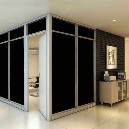 Eco-Friendly Static Cling Window Film - Black Room Darkening Tint, Easy Install - Picture 10 of 10