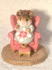 WEE FOREST FOLK  QUILTING BEA MINT WITH BOX — photo 1