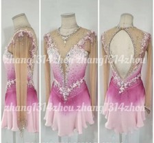 457.Children's adult figure skating clothing can be customized