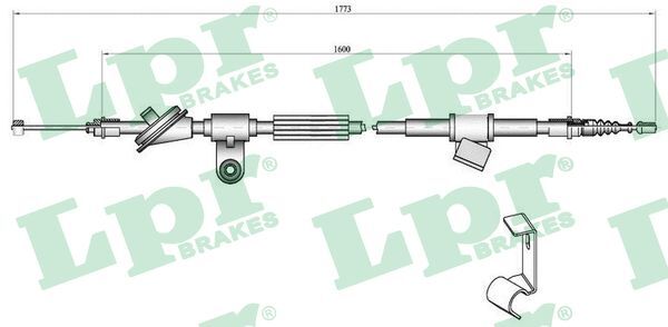 LPR C0347B Handbremsseil FüR Alfa-image
