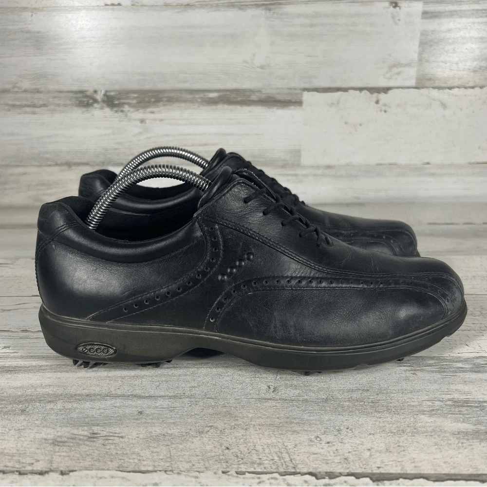 Ecco hydro max waterproof leather golf shoes Mens 9 eBay
