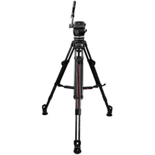 Cartoni Focus 18 Tripod System with 2-Stage Carbon Fiber Legs, Mid-Level Spreade