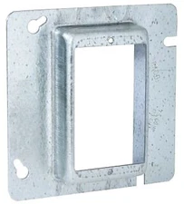 RACO 839, Electrical Square Outlet Box Cover, 4-11/16", 1-Gang, 1" Raised, 1 PC