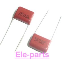 50 PCS CBB 224/630V DIP-2 220nF 0.22uF 224K 224J 630V Metallized Film Capacitor