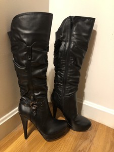 g by guess platform bootie