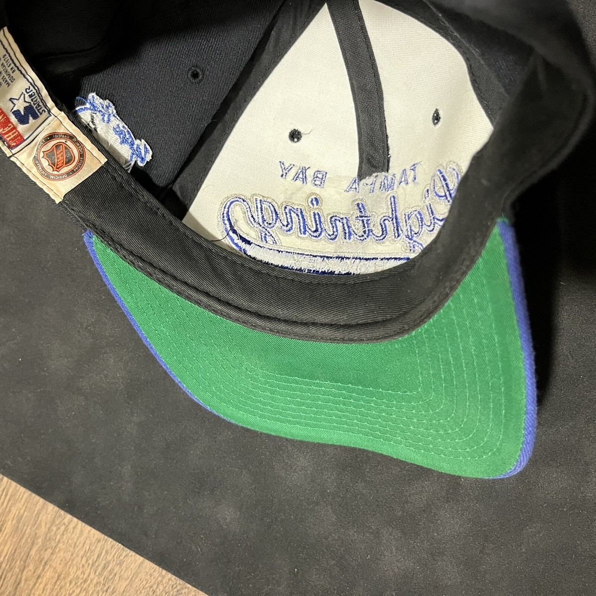 Tampa Bay Lightning キャップ Starter製　90s Tampa Bay Lightning Starter Hat Vintage Snapback Wool Center